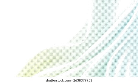 Halftone effect of a loose fabric cloth for retro modern background