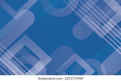 Halftone effect on background, blue color pattern gradient texture background