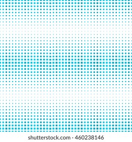 Halftone effect squares. Abstract seamless pattern. Vector geometric monochrome abstract background. Dotted classic ornament.