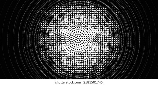 Halftone effect, trend dotted illusion of gradient, vector EPS10. Abstract halftone background. Faded dot screen.