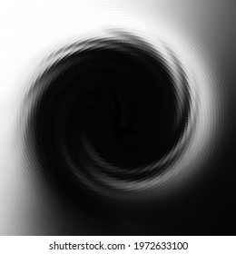Halftone effect, trendy dotted illusion of gradient, vector EPS10. Abstract halftone background. Faded dot screen.