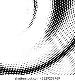 Halftone effect, trendy dotted illusion of gradient, vector EPS10. Abstract halftone background. Faded dot screen.