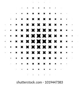 Halftone element. Abstract geometric graphic with half-tone pattern