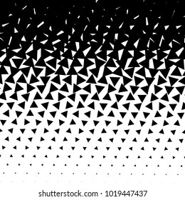 Halftone element. Abstract geometric graphic with half-tone pattern