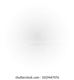 Halftone element. Abstract geometric graphic with half-tone pattern