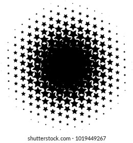 Halftone element. Abstract geometric graphic with half-tone pattern