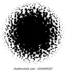 Halftone element. Abstract geometric graphic with half-tone pattern