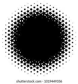 Halftone element. Abstract geometric graphic with half-tone pattern