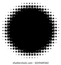 Halftone element. Abstract geometric graphic with half-tone pattern