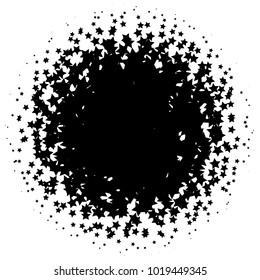 Halftone element. Abstract geometric graphic with half-tone pattern