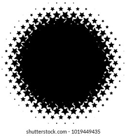 Halftone element. Abstract geometric graphic with half-tone pattern