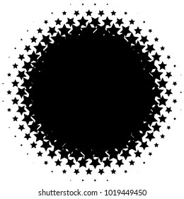 Halftone element. Abstract geometric graphic with half-tone pattern