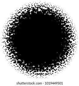 Halftone element. Abstract geometric graphic with half-tone pattern