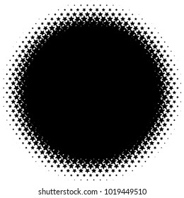 Halftone element. Abstract geometric graphic with half-tone pattern