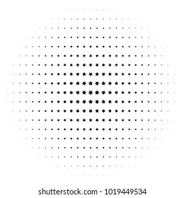 Halftone element. Abstract geometric graphic with half-tone pattern