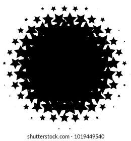 Halftone element. Abstract geometric graphic with half-tone pattern
