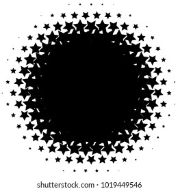 Halftone element. Abstract geometric graphic with half-tone pattern