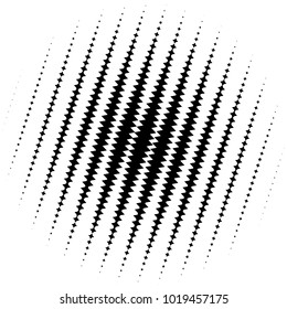 Halftone element. Abstract geometric graphic with half-tone pattern