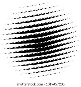 Halftone element. Abstract geometric graphic with half-tone pattern