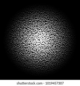 Halftone element. Abstract geometric graphic with half-tone pattern