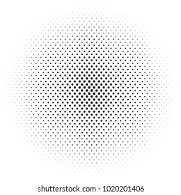Halftone element. Abstract geometric graphic with half-tone pattern