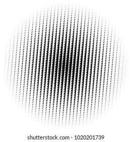 Halftone element. Abstract geometric graphic with half-tone pattern