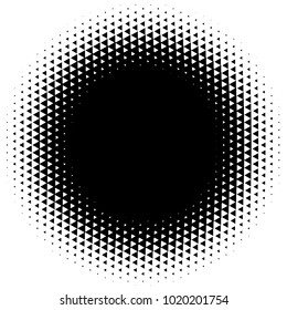 Halftone element. Abstract geometric graphic with half-tone pattern