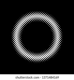 Halftone element, circular halftone pattern. Specks, halftone circle gradient