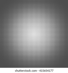 Halftone element made of circles