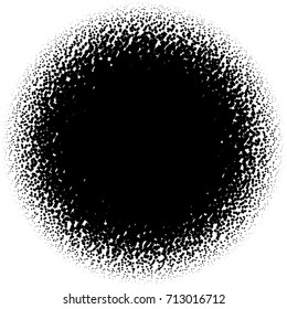 Halftone element with square or triangle instead of circles
