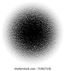 Halftone element with square or triangle instead of circles