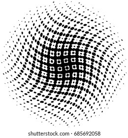 Halftone element, vector illustration