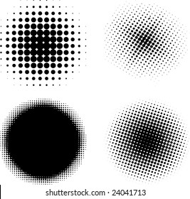 Halftone elements VECTOR