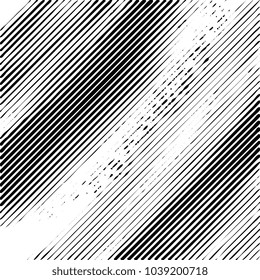 Halftone Engraving Black and White Striped Texture. Lined Gradient Template for Design, Background, Wrapping, Website Decoration