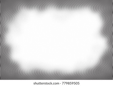 Halftone Engraving Black and White Striped Texture. Lined Gradient Template for Design, Background, Wrapping, Website Decoration