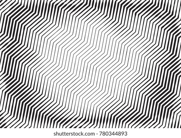 Halftone Engraving Black and White Striped Texture. Lined Gradient Template for Design, Background, Wrapping, Website Decoration