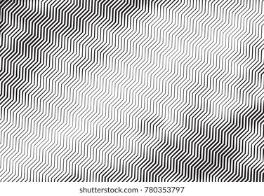 Halftone Engraving Black and White Striped Texture. Lined Gradient Template for Design, Background, Wrapping, Website Decoration