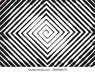 Halftone Engraving Black and White Striped Texture. Lined Gradient Template for Design, Background, Wrapping, Website Decoration