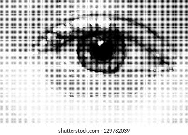 Halftone Eye