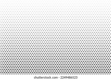 Halftone fade background. Grunge dotted pattern. Pop-art points Texture. Vector illustration.