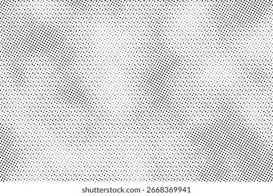 Fondo de desvanecimiento de semitono. Patrón punteado Grunge. Textura de puntos de arte Pop. Ilustración vectorial.