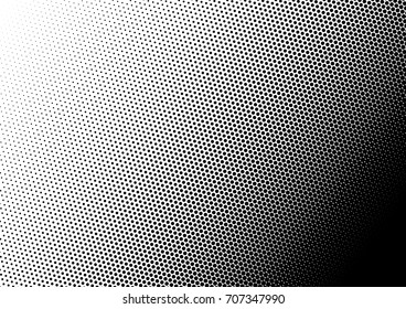Halftone fade gradient background. Black and white comic backdrop. Monochrome points vector.