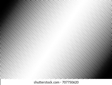 Halftone fade gradient background. Black and white comic backdrop. Monochrome points vector.
