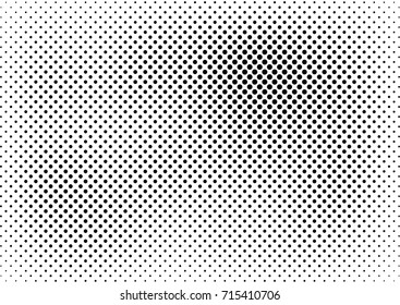 Halftone fade gradient background. Black and white comic backdrop. Monochrome points vector.