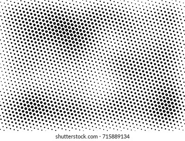 Halftone fade gradient background. Black and white comic backdrop. Monochrome points vector.