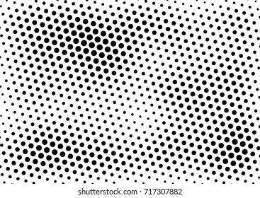 Halftone fade gradient background. Black and white comic backdrop. Monochrome points vector.
