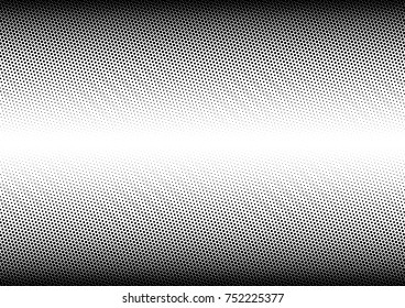 Halftone fade gradient background. Black and white comic backdrop. Monochrome points vector.