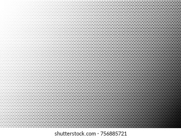 Halftone fade gradient background. Black and white comic backdrop. Monochrome points vector.