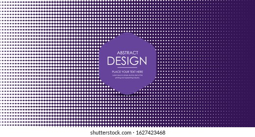 Halftone fade gradient purple background