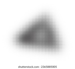 Halftone verblasste Farbverlauf-Textur. Grunge-halftone, grauer Hintergrund. Tapete mit weißem und schwarzem Sand. Retro-pixelige Vektorhintergrund